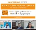 Kolaż zdjęć: Otwarcie konferencji 'V Nowe Ogólnopolskie Forum Bibliotek Pedagogicznych'
