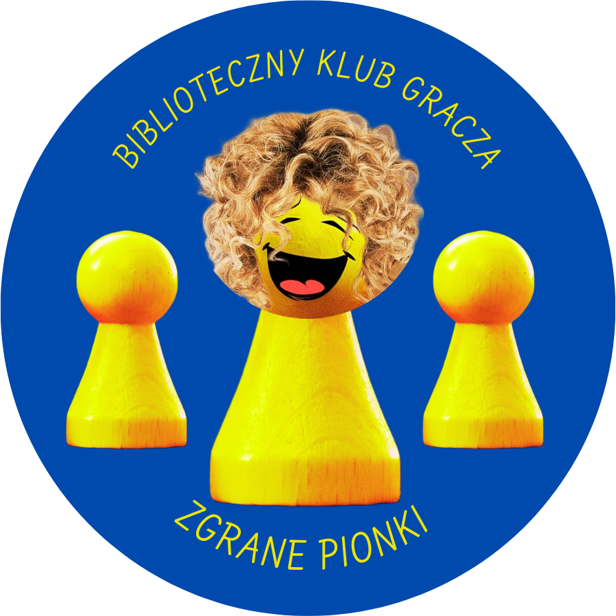 Logo Bibliotecznego Klubu Gracza Zgrane Pionki