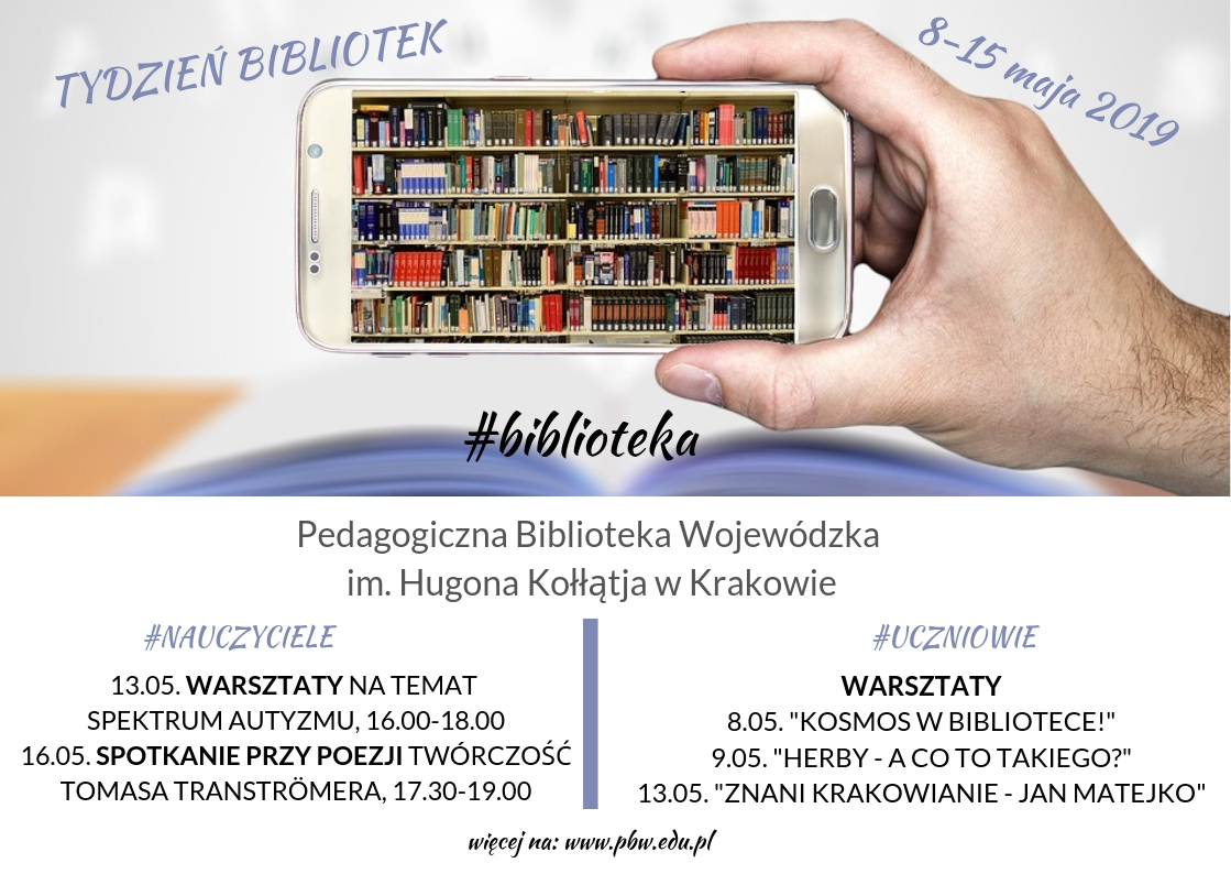 8-15 maja XVI Ogólnopolski Tydzień Bibliotek